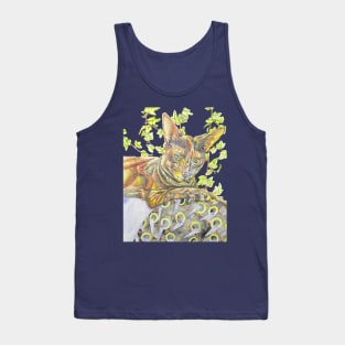 Tortie with Plants Tank Top